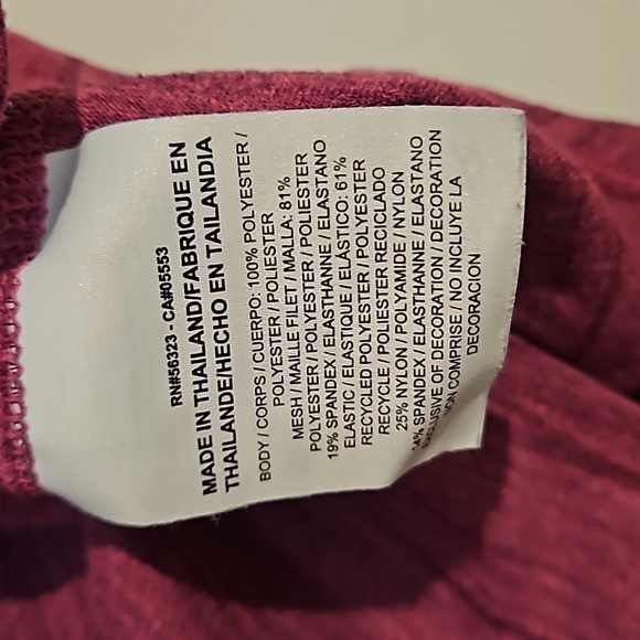 Nike Elastika Magenta T-strap Dri Fit Tank Top Size Small - Picture 3 of 5